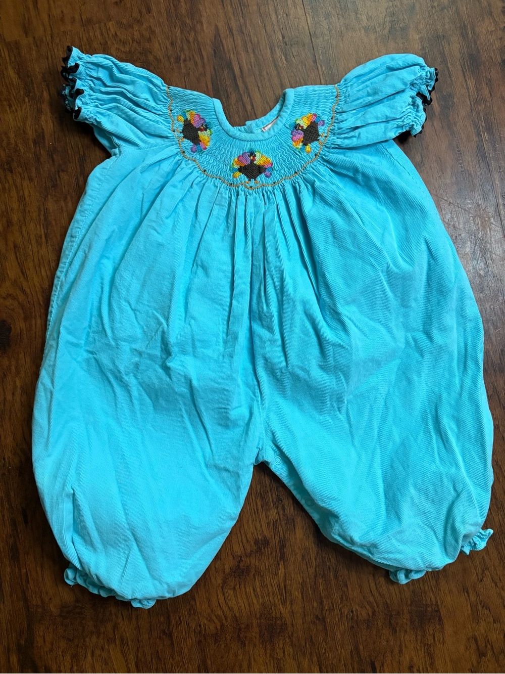 Thanksgiving Smocked One Piece Outfit